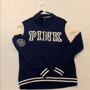 PINK Victoria Secret Quarter-Zip Sweater